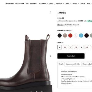 New Jeffrey Campbell Tanked Chelsea Boots